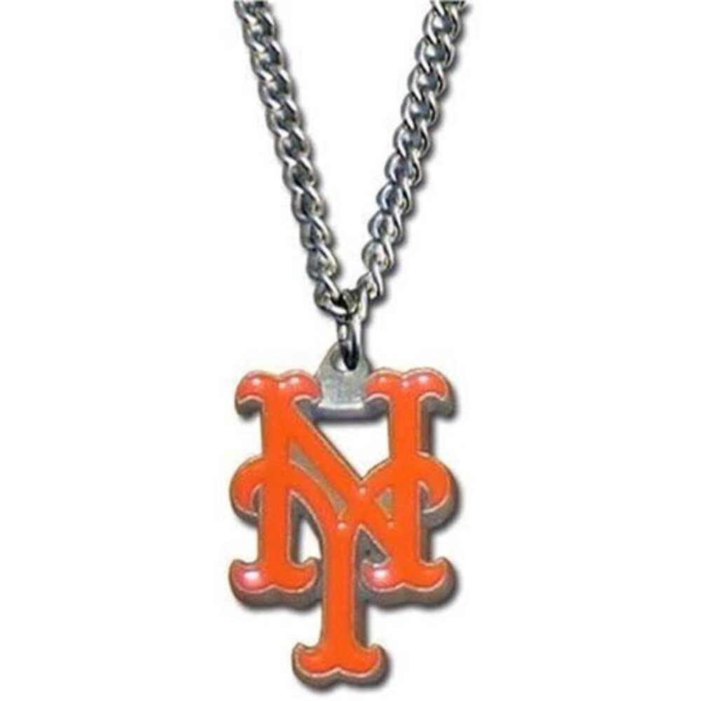 New York Mets MLB Logo Pendant Necklace for Women